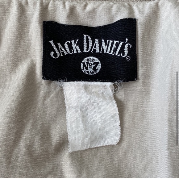 Vintage Weangler Jack Daniel’s Cream Long Sleeve Button Up - Picture 5 of 9